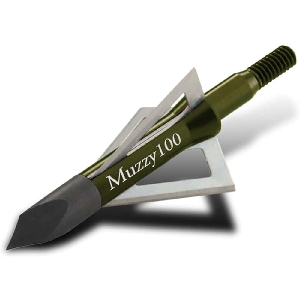 Muzzy Broadheads Bad to the Bone 100 Grain - 1 3/16 - 3 Blade 1