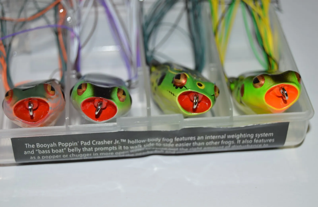 Booyah Poppin' Pad Crasher Frog 4 Pack Kit 3