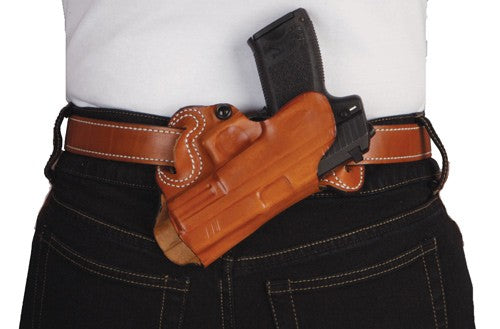 Desantis Small Of Back Holster - Rh Owb Lthr For Glock 17/19 Tn 1