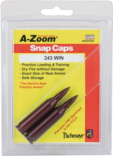 A-zoom Metal Snap Cap .243 - Winchester 2-pack 2