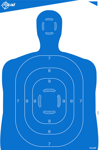 Allen Ez Aim Human Silhouette - 4-pk 23"x35" 1