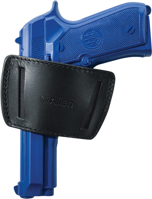 Allen Belt Slide Holster Ambi - Leather Med Frame Autos Black 1