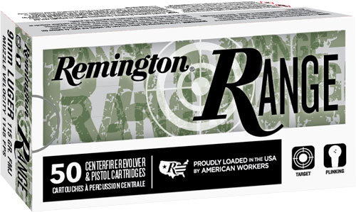 Remington Range 9mm Luger - 50rd 10bx/cs 115gr Fmj !
