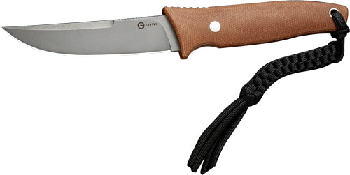 Civivi Knife Tamashii 4.07" - Brown Canvas/gray Polished D2 1
