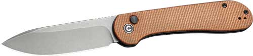 Civivi Knife Elementum 3.47" - Brown Micarta/gray Stonewashed 1