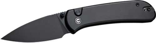 Civivi Knife Quibit 2.98" Blk/ - Blk Stonewash Button Lock 1