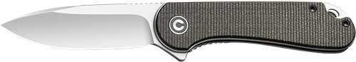 Civivi Knife Elementum 2.96" - Green Micarta/satin D2 Lnr Lck 1