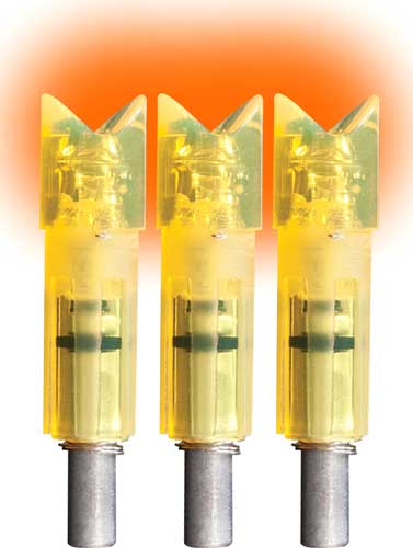 Lumenok Lighted Nock Xbow Hd - Orange Crescent Easton 3pk 1