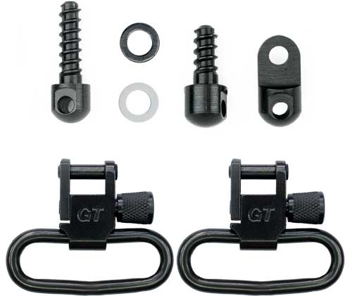 Grovtec Swivel Set For Ruger - 10/22#3 & 44 1.25" Loops  Blk 1