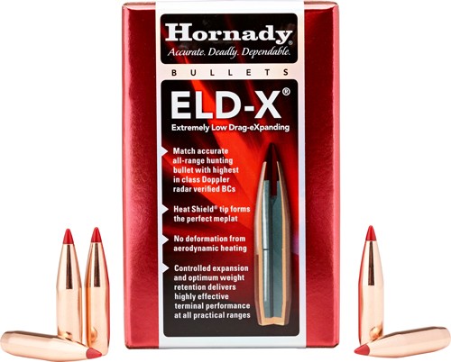 Hornady Bullets 270 Cal .277 - 145gr. Eld-x 100ct 15bx/cs 1