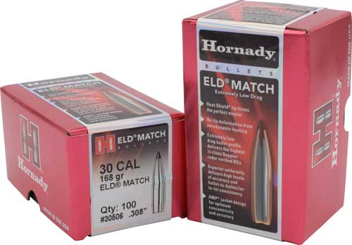 Hornady Bullets 30cal .308 - 168gr Eld-match 100ct 15bx/cs 1