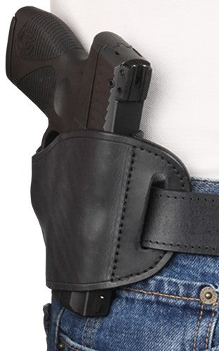 Bulldog Belt Slide Holster Blk - Rh Small Frame Revolvers 2-4" 2