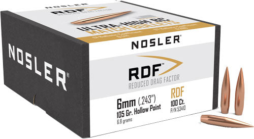 Nosler Bullets 6mm .243 - 105gr Rdf Hpbt 100ct 1