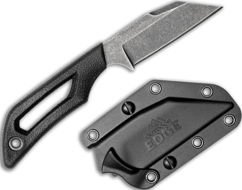 Outdoor Edge Pivot 2.6" Fixed - Wharncliffe Blk/ss W/sheath 1