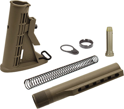 Utg Stock Assembly Ar-15 Fde - 6 Position Mil-spec 1