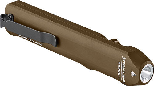 Streamlight Wedge Carry Light - White Edc Coyote W/pocket Clip 1