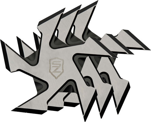 Szco Sierra Zulu 4" Buzzsaw - Throwing Star Set 3pack W/shth 1