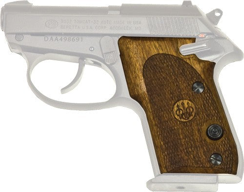 Beretta 3032 Tomcat Grips Wood - Walnut Checkered 1