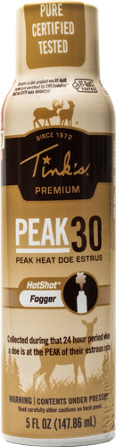 Tinks Peak30 Premium Deer Lure - Estrus Fogger 5oz. Aerosol 1
