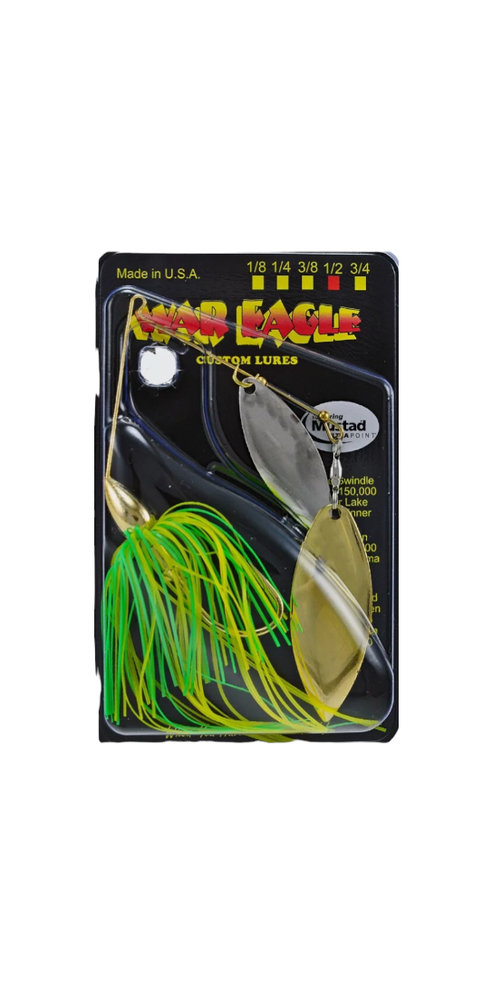 War Eagle Nickel Spinnerbait Double Willow 5