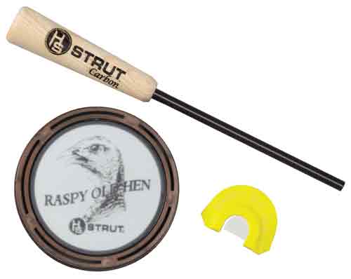 Hs Strut Turkey Call Pot Style - Raspy Old Hen Glass 1