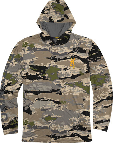 Browning Hooded Long Sleeve - Tech T-shirt Ovix Large 2