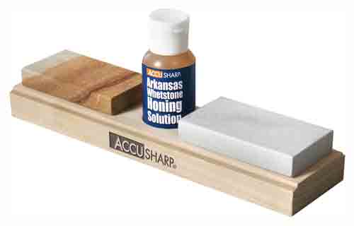 Accusharp Arkansas Whetstone - Combo Knife Sharpening Kit 1