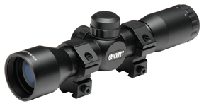 Crickett 4x32mm Scope Mil-dot - W-rings Black Matte 1