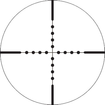 Crickett 4x32mm Scope Mil-dot - W-rings Black Matte 2