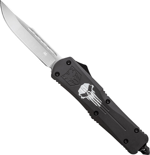 Cobratec Large Fs3 Otf Black - Punisher 3.5" D2 Steel Drp Pnt 1