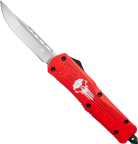 Cobratec Large Fs3 Otf Red - Punisher 3.5" D2 Steel Drp Pnt 1