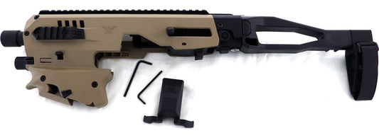 Caa Mck Micro Conversion Kit - Glock 29-30 Gen2 W-brace Fde