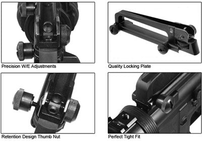 Utg Carry Handle Assembly - W-sight Picatinny Mount