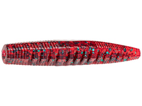 Strike King Rage Ned Cut-R Worm 3 Watermelon Red Flake | RGNCUTR-18