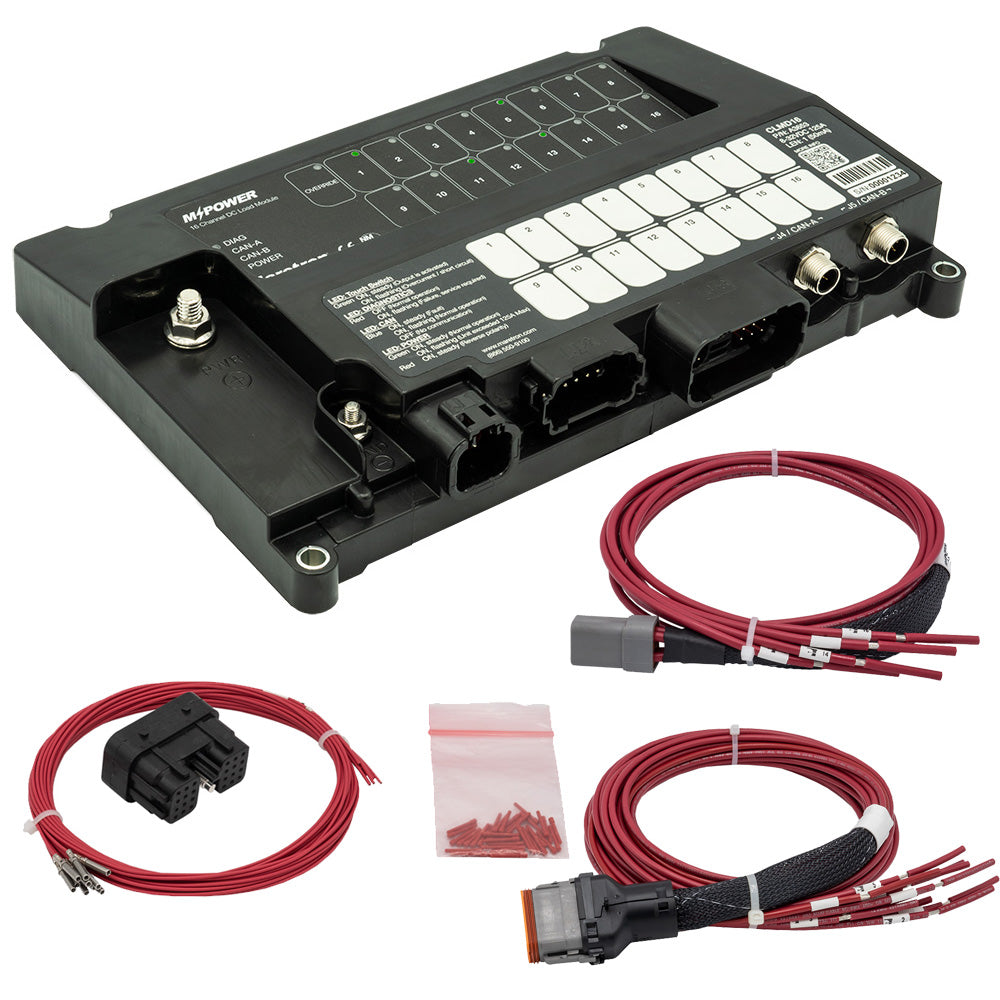 Maretron MPower 16-Channel DC Load Controller Module w/NMEA 2K w/J1  J2 Connectors [CLMD16-R] 1