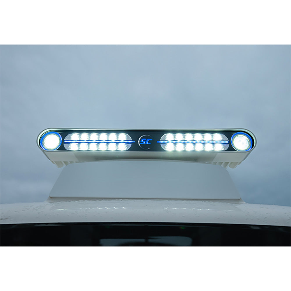 Shadow-Caster Eagle Ray LED Light Bar - White Housing  Dual Optics [SCM-EAGLE-RAY-WH] 3