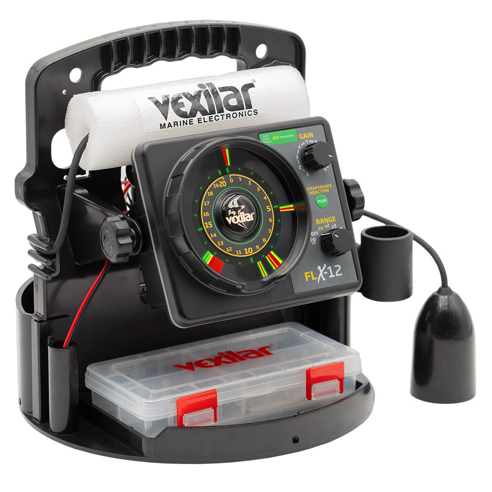 Vexilar FLX-12 Pro Pack II Fishing System w/12 Degree Ice Ducer [PPX1212] 3