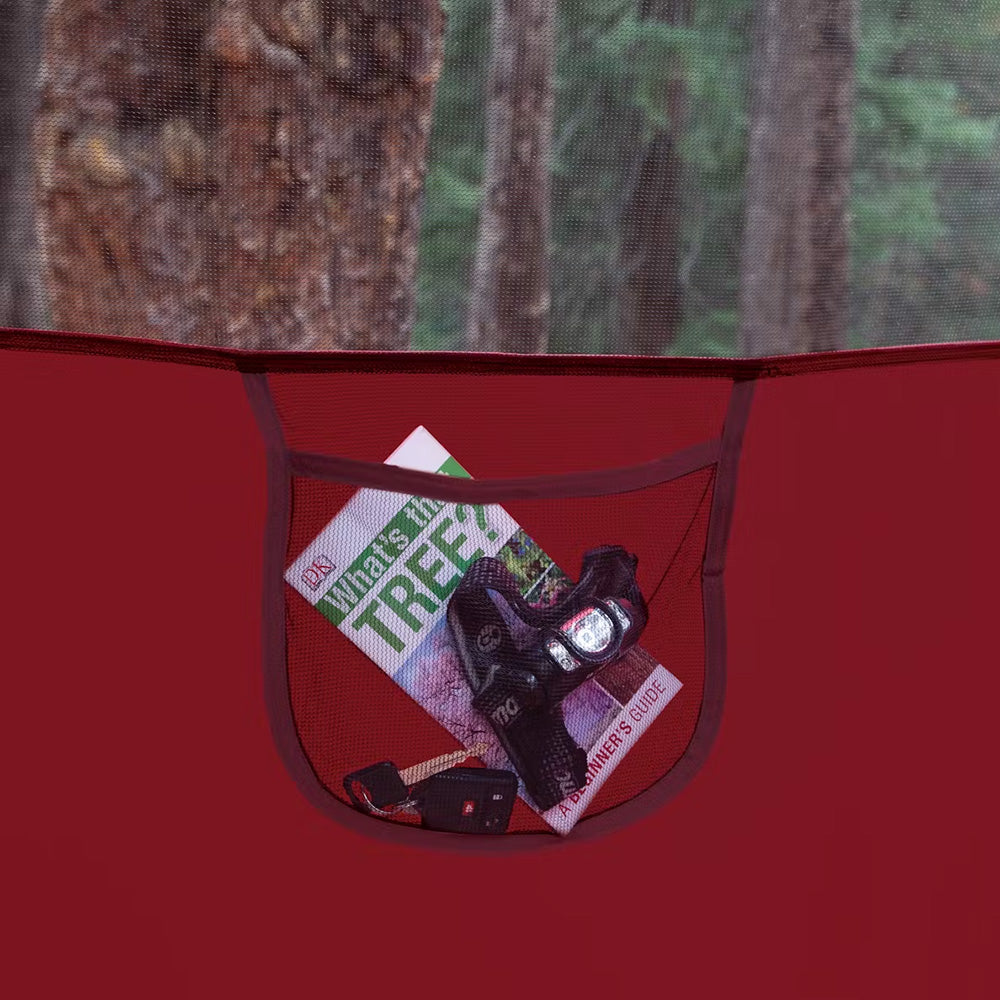 Coleman 4-Person Flatwoods II Lightweight Dome Camping Tent - Red [2207389] 4