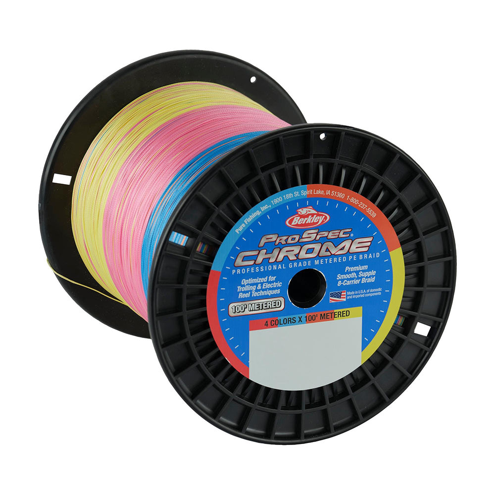 Berkley ProSpec Chrome 4 x 100' Metered Braid - 20lb - 3500yd [1640955] 3