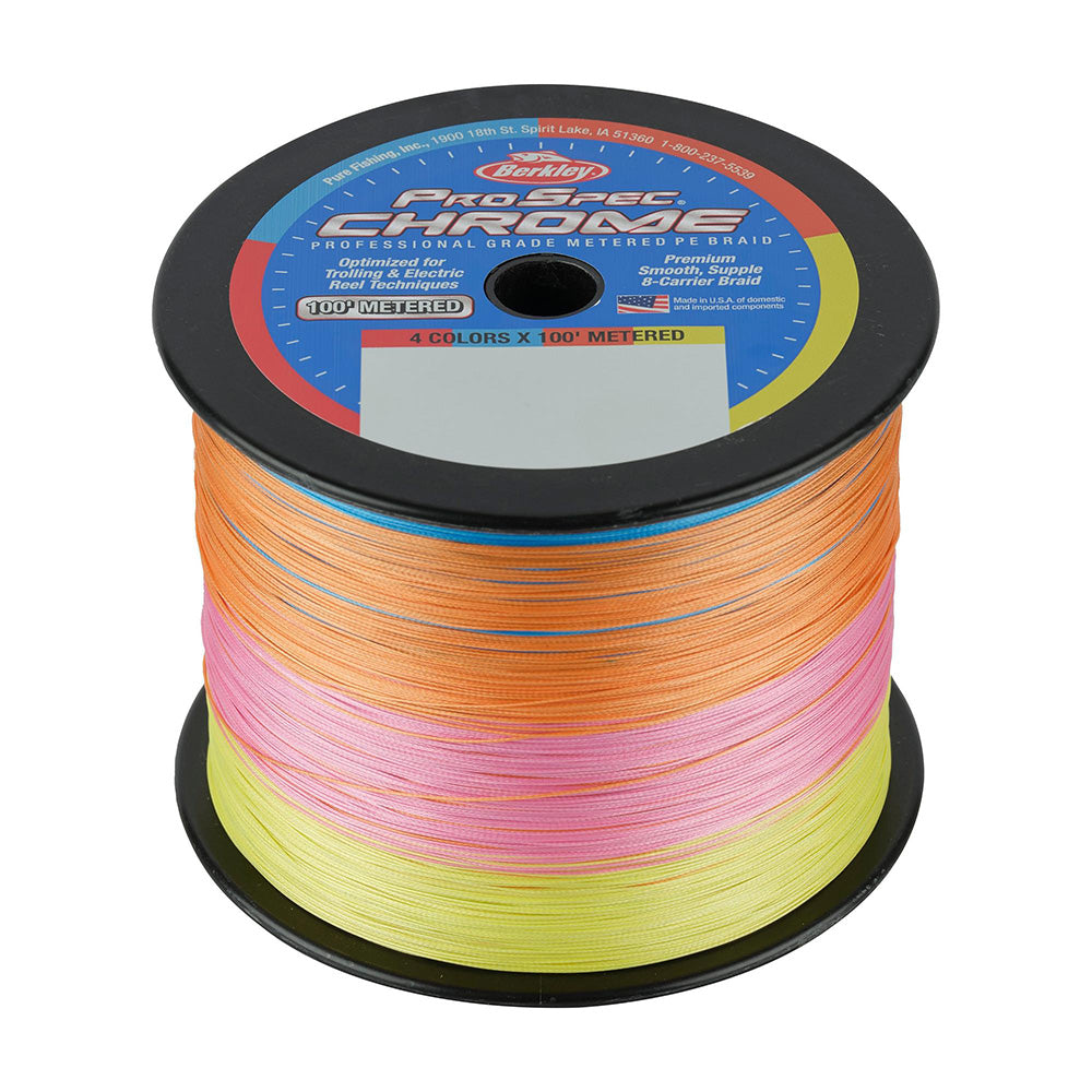 Berkley ProSpec Chrome 4 x 100' Metered Braid - 30lb - 3500yd [1640956] 1