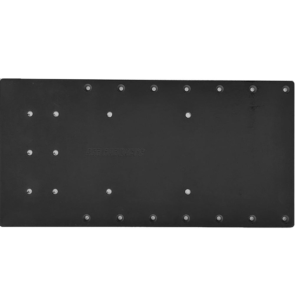 Sea Brackets 20" Straight Trolling Motor Plate f/Minn Kota Quest - Black [SEA2310-BLK] 1
