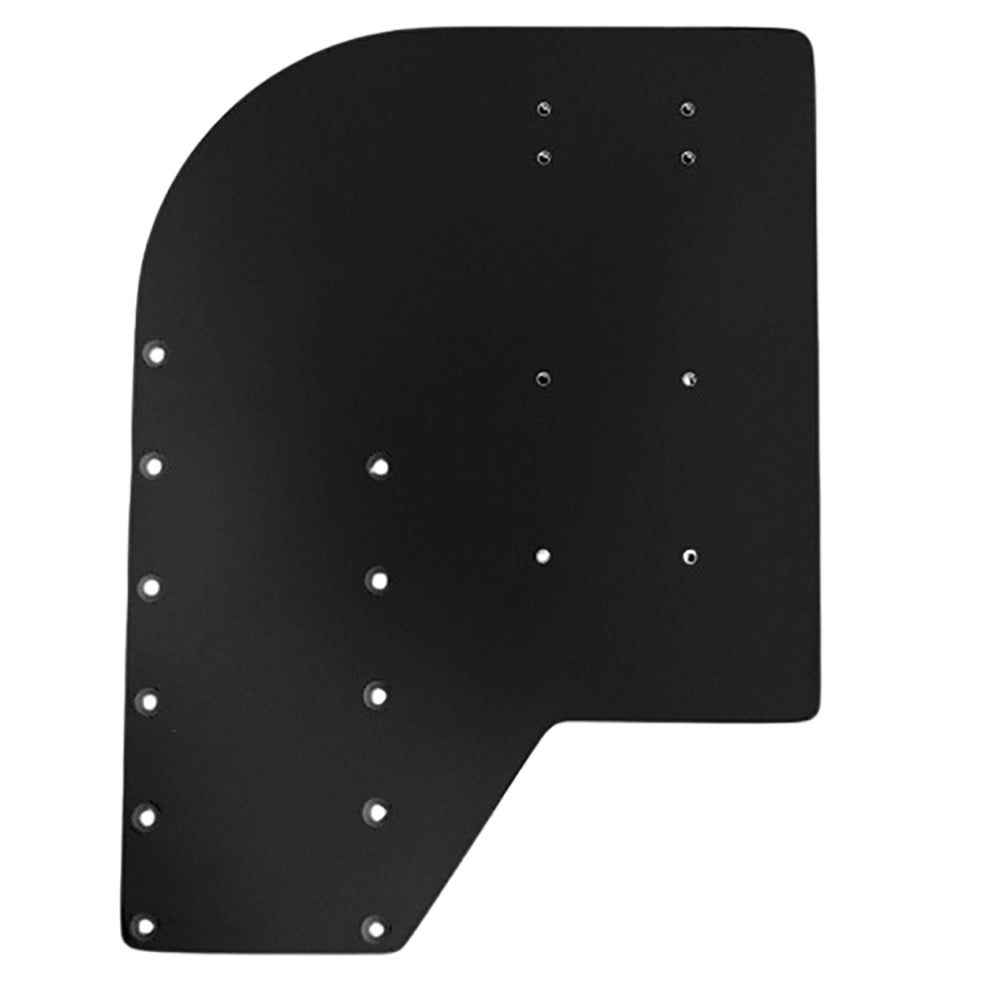 Sea Brackets Small Offset Trolling Motor Plate - Black [SEA2306-BLK] 1