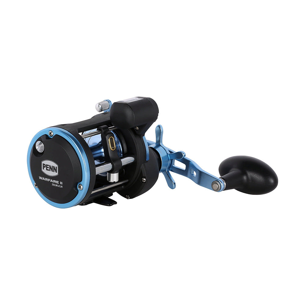 PENN WARII20LWLCLH Warfare II Level Wind 20 Left Hand Conventional Reel w/Line Counter [1639682]