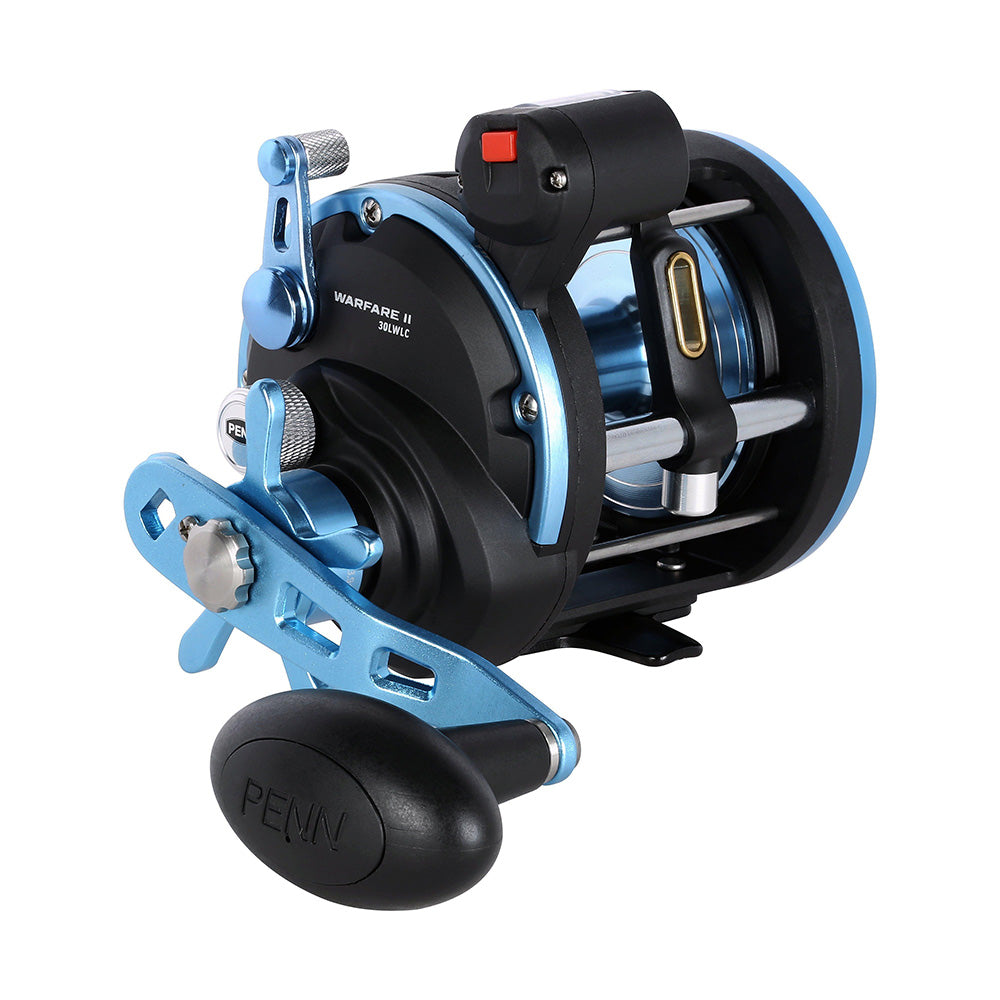 PENN WARII30LWLC Warfare II Level Wind 30 Right Hand Conventional Reel w/Line Counter [1639706] 1