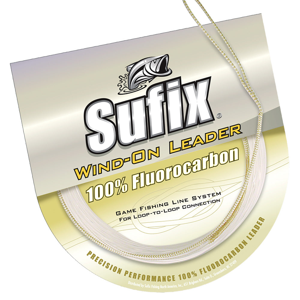 Sufix Wind-On 100% Clear Fluorocarbon Leader - 100lb - 11 yds [700-100F] 1