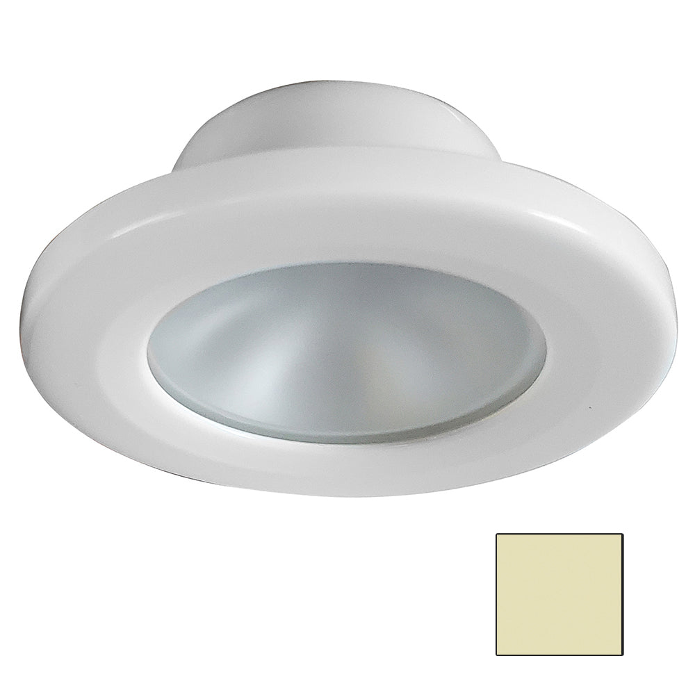i2Systems Apeiron Screw Mount Light - Round - Warm White/White Finish [APL-2W-30K-PW1] 1