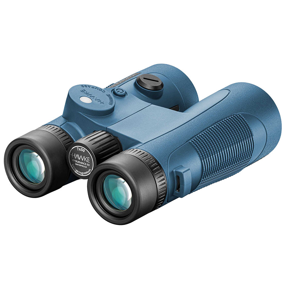 Hawke Optics Endurance ED Marine Binoculars 7x50 - Blue w/Compass [36506] 2