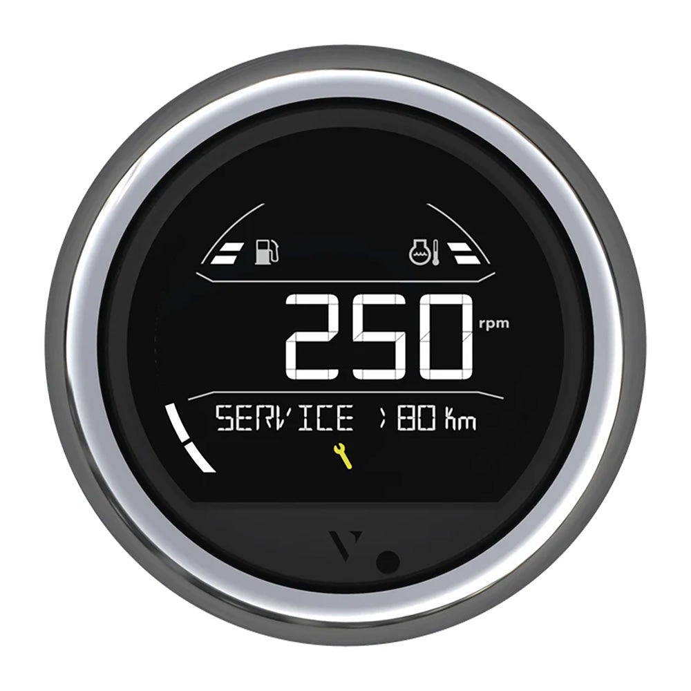 Veratron VL Digital 85 w/Round Chrome Bezel [B00205804] 1