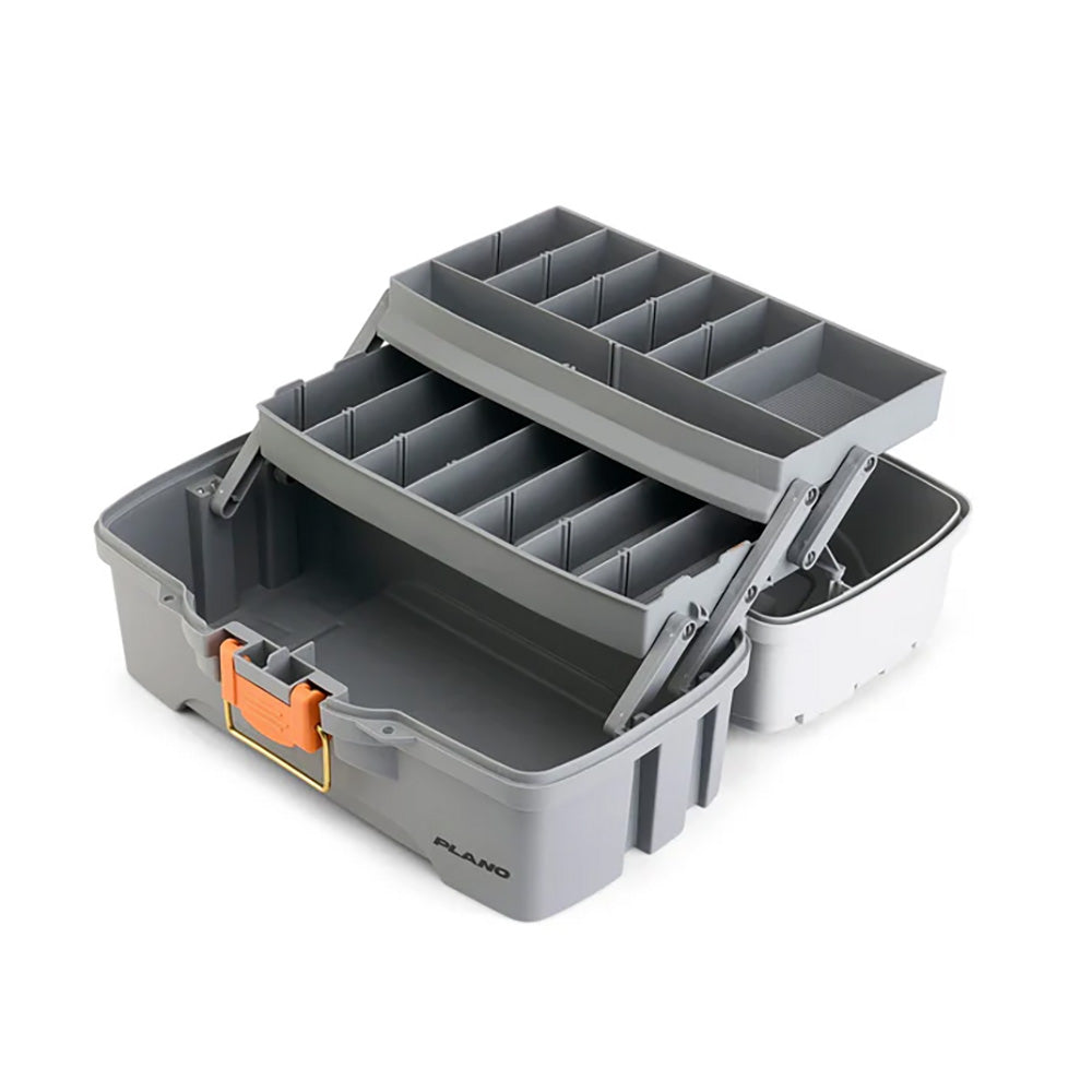 Plano Two-Tray Tackle Box - Light Grey/Dark Grey [P000403] 2