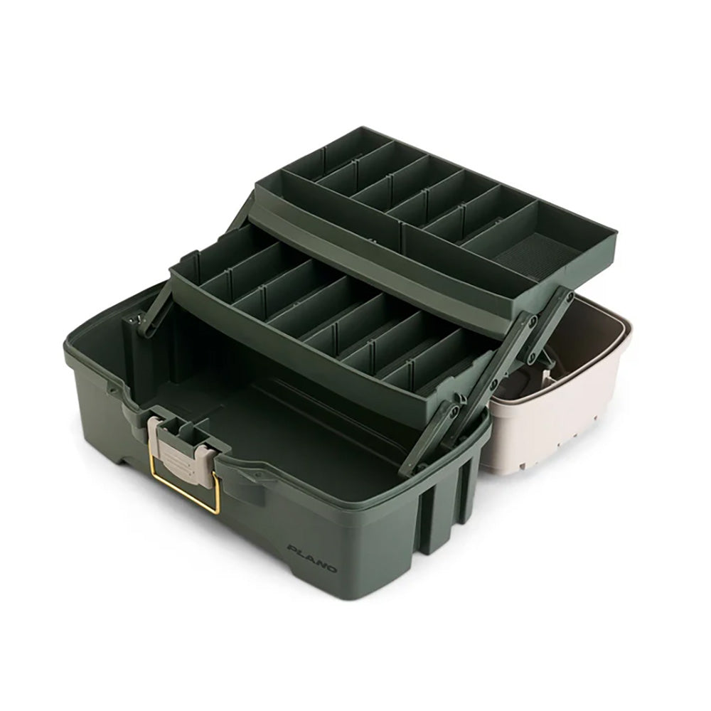 Plano Two-Tray Tackle Box - Green/Tan [P000404] 2